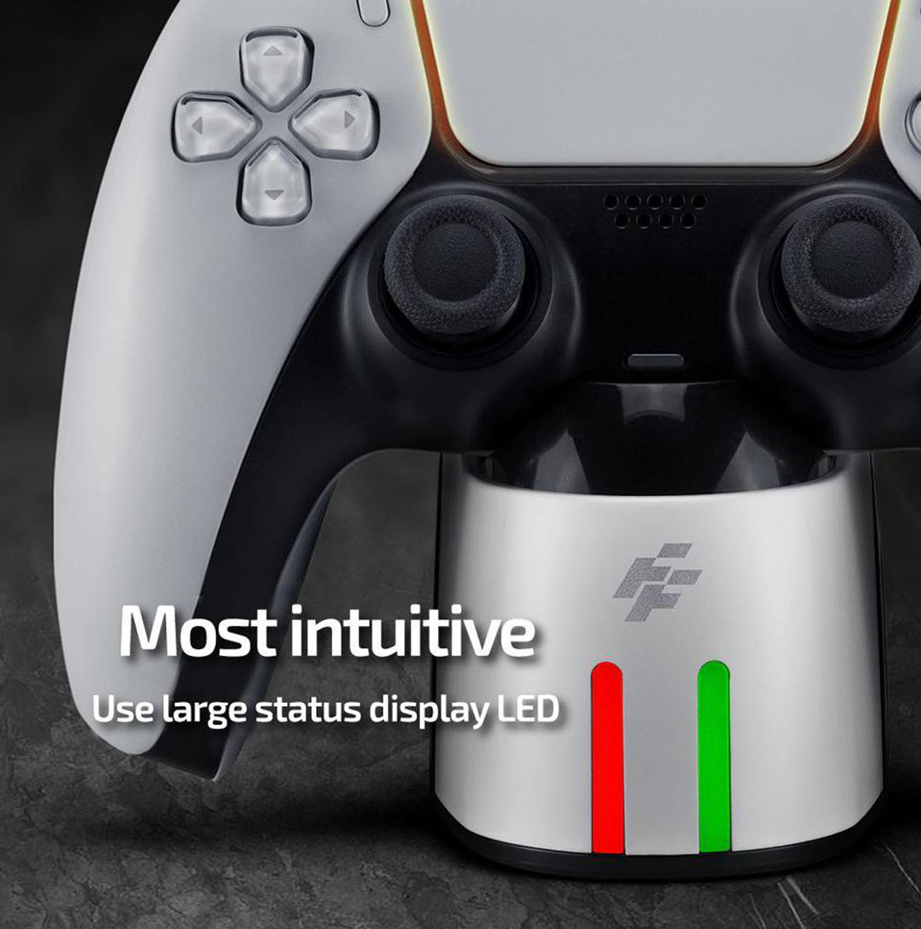 FlashFire PS5 Charging Dock PS5 Controller Charger Station 